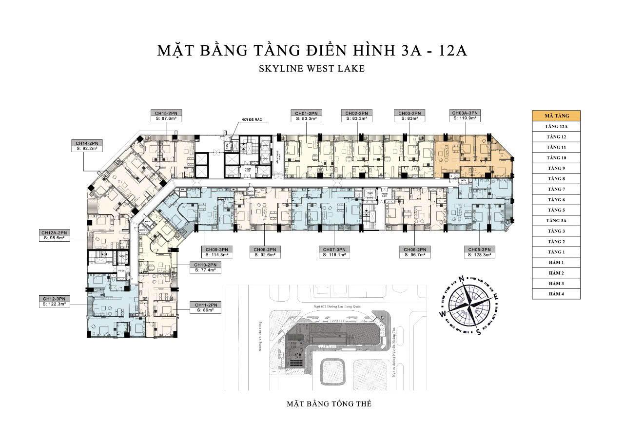 Tôi cần bán nhanh căn hộ 2PN 83m2 giá rẻ - Skyline West Lake - Hồ Tây siêu phẩm