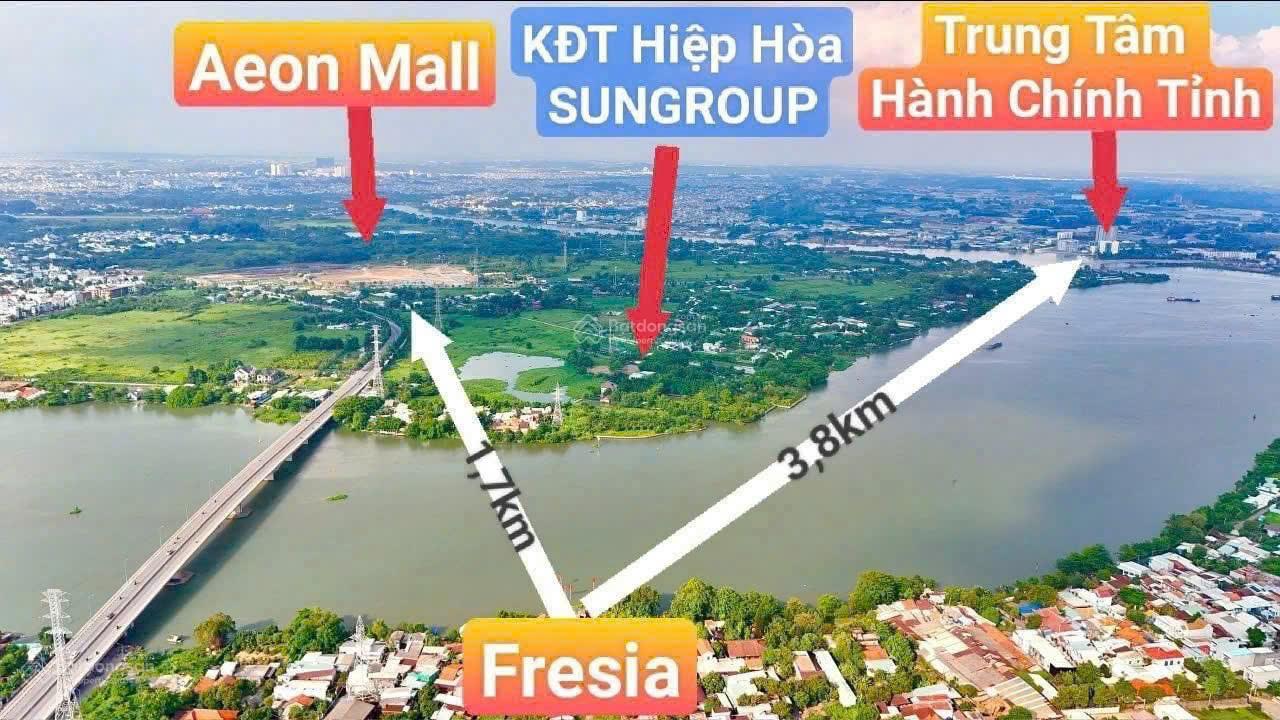 Fresia Riverside Biên Hòa chỉ 380 triệu sở hữu căn 2PN đối diện Aeon Mall
