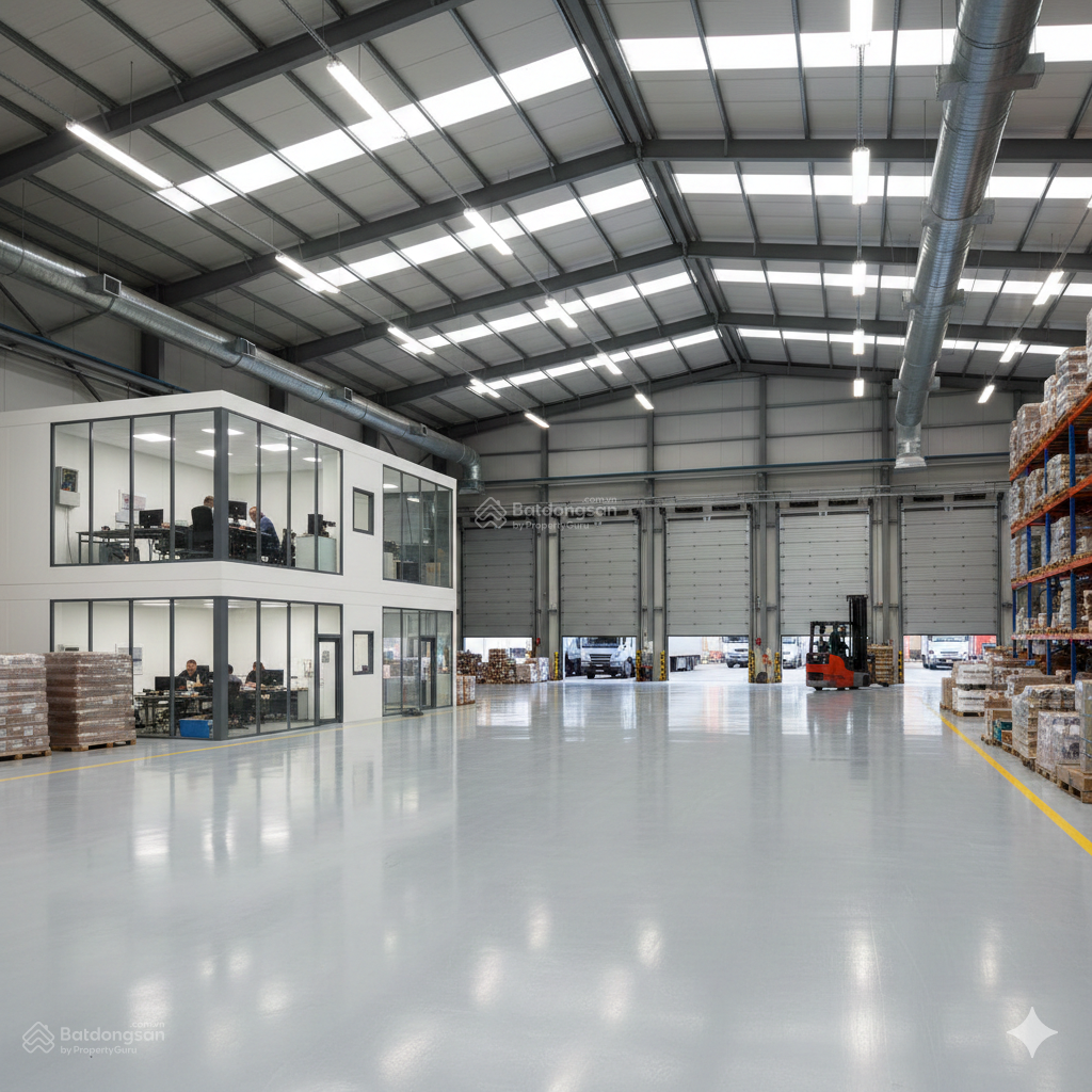 Cho thuê kho KCN Tân Bình - 2200m2 - giá rẻ, kho đẹp, đầy đủ PCCC - chưa VAT