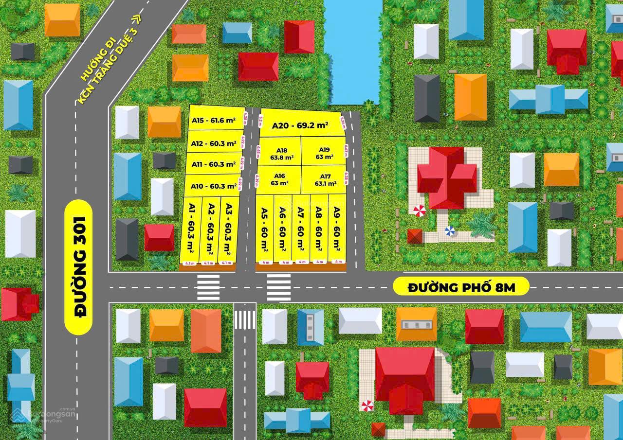 Trực tiếp bán 10 lô đất trung tâm ngay cổng chào KCN Tràng Duệ 3, giá 900tr/lô, đầu tư chắc thắng.