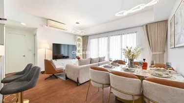 Bán 3PN Masteri ban công 4 cánh - bếp mở - 99m2 - Toà T5 - 12.5 tỷ all in - Sang Masteri 0909 634 ***