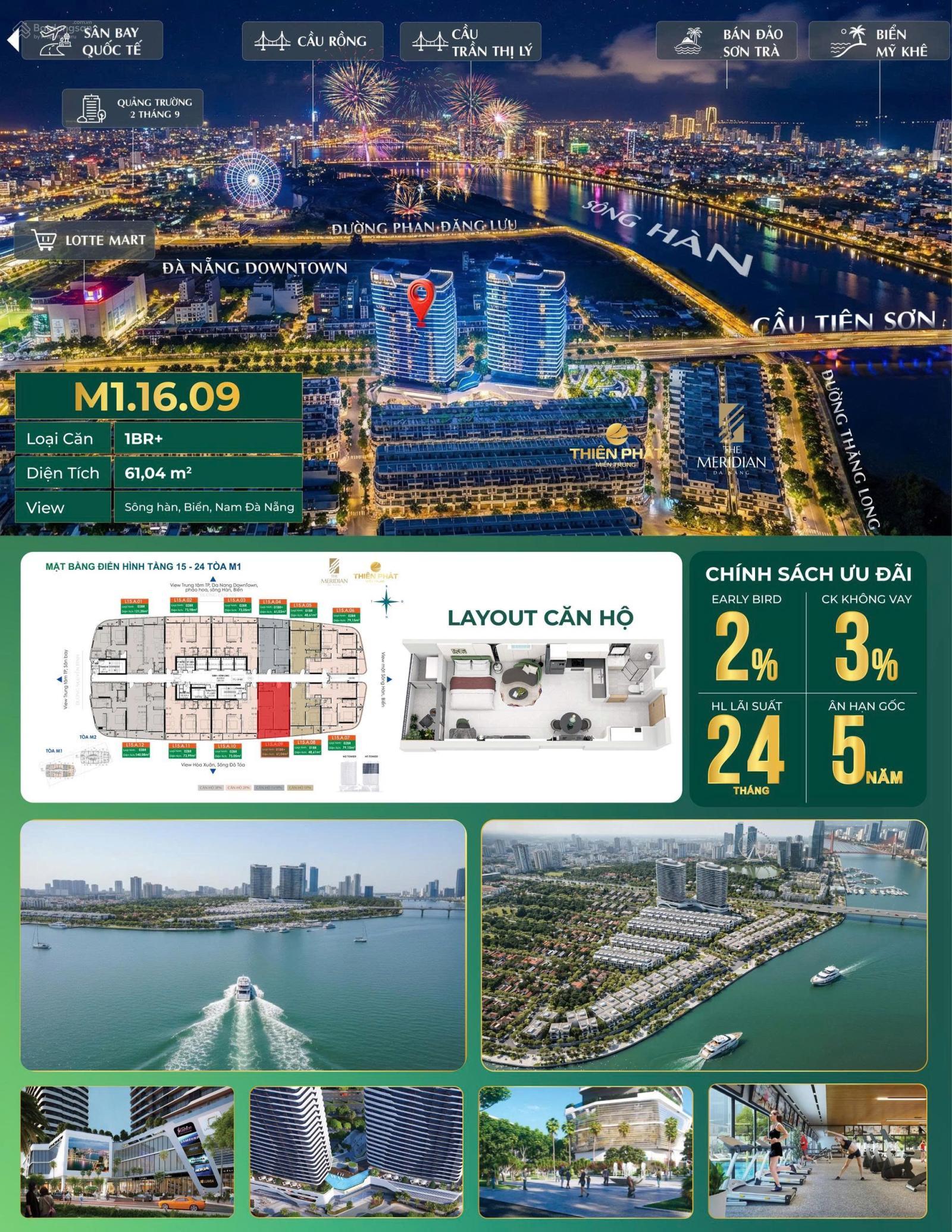 Căn hộ view sông Hàn view pháo hoa và biển đẹp nhất Đà Nẵng