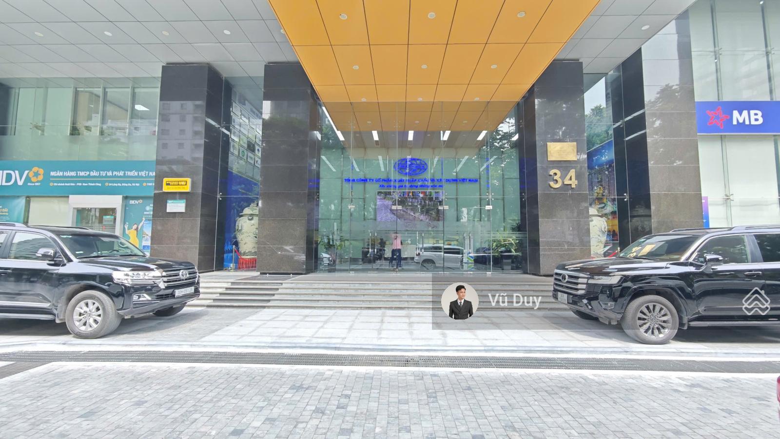 Cho thuê văn phòng toà Vinaconex Tower Láng Hạ, Đống Đa DT 81m2 , 160m2, 212m2, 621m2