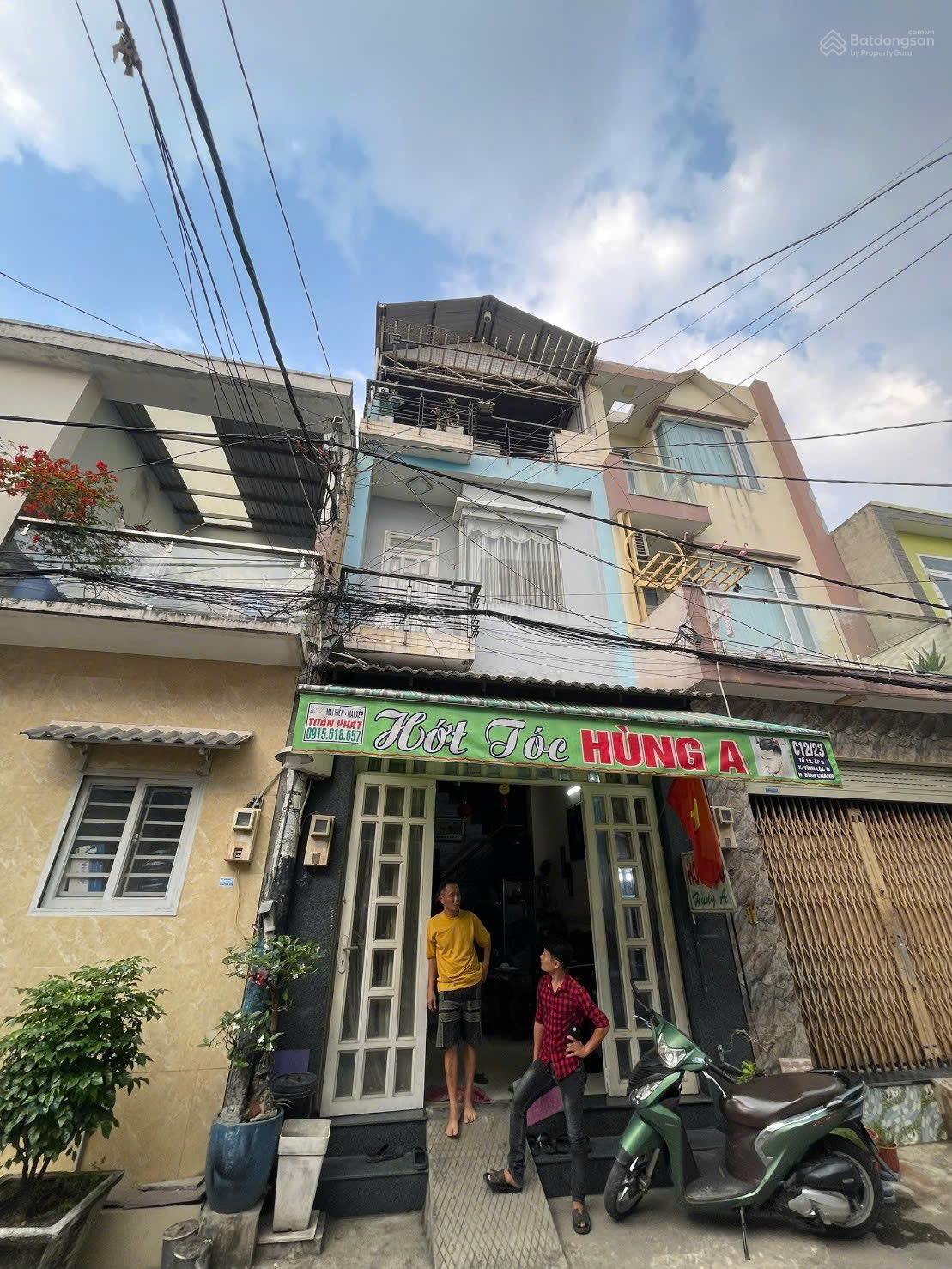 Bán nhà đường số 6, BÌNH TÂN, BHHB, 4x10, 2 lầu hẻm buôn bán thông 6m, giá 4tỷ250 Tl