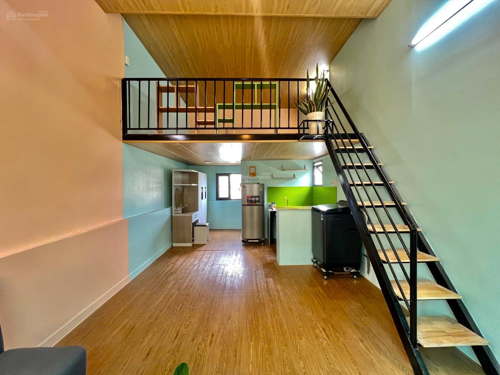 Cho Thuê Căn Hộ Gác Cao 1m8, Thiết Kế Vintage, Rộng 45m2, Bancol To,Ngay Cầu Vượt 3 Tháng 2 Quận 10