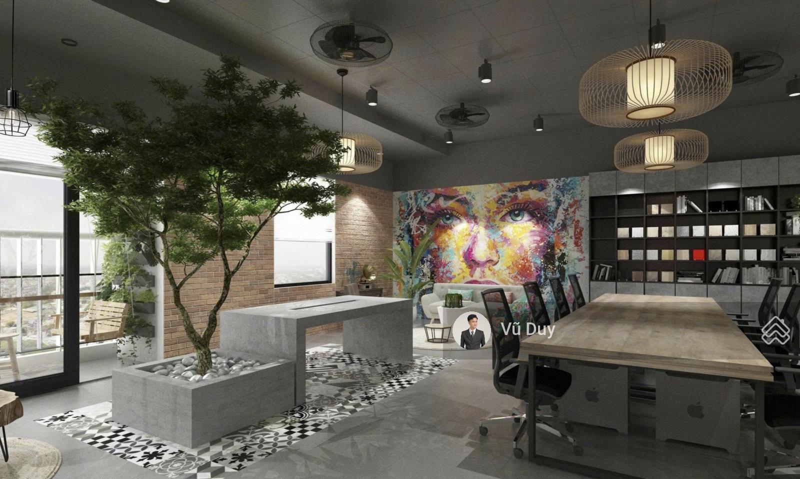 Cho thuê văn phòng full nội thất C1 Thành Công, Ba Đình DT 175m2 giá 45 triệu/tháng