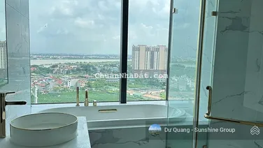 Bán căn góc 3 ngủ Sunshine City - 105 m2 - 2 ban công - view sông Hồng - Giá: 11 tỷ (full đồ)