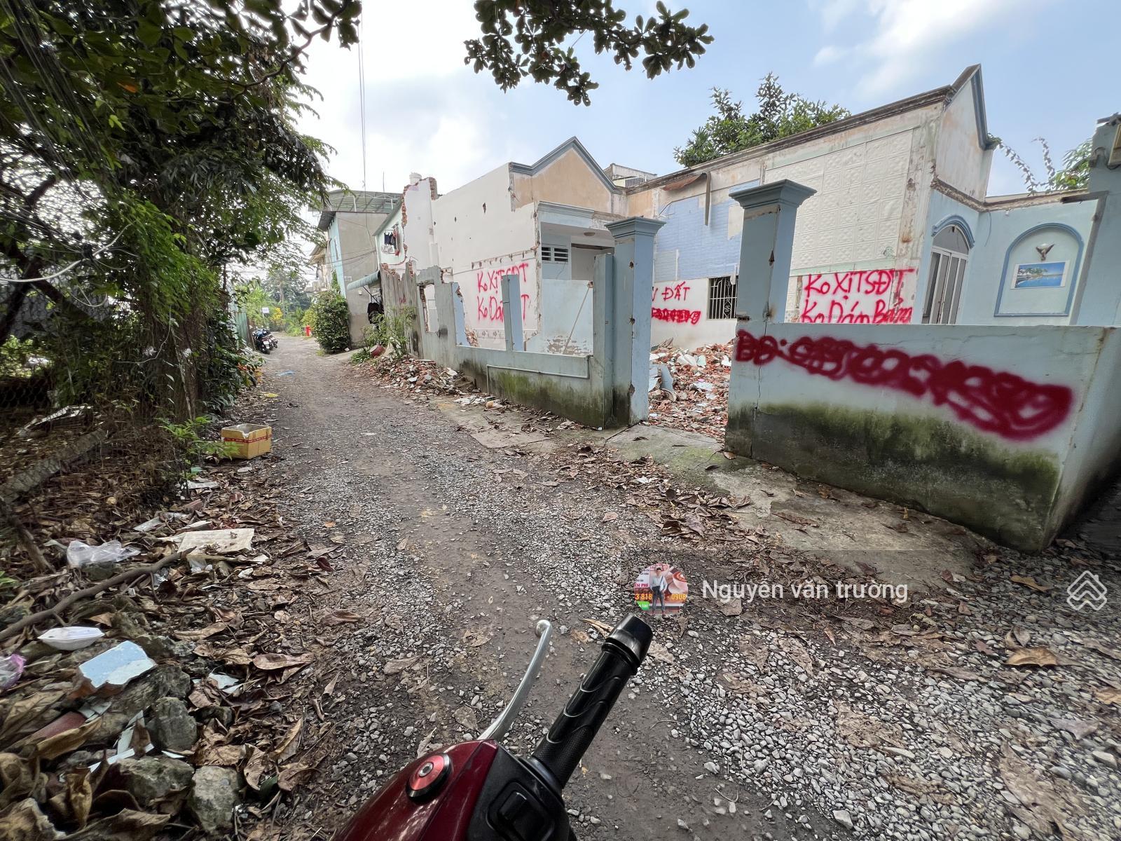 Bán đất mặt tiền hẻm 306 vào 1 sẹc cách Cầu Sắt qua gò vấp 400m