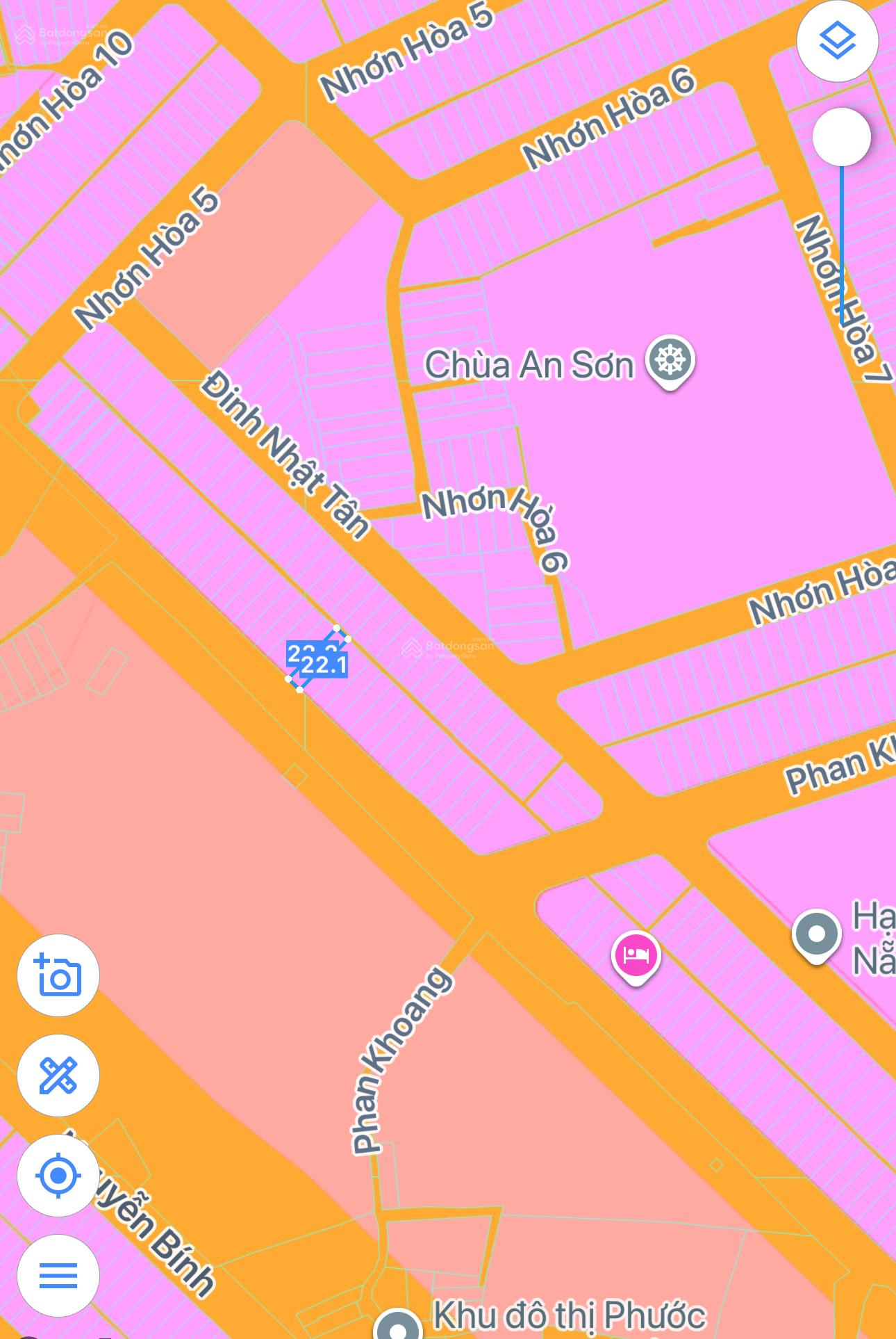 Bán đất đường Nhơn Hoà 10 nối dài sau lưng bến xe Hoà An - Đà Nẵng