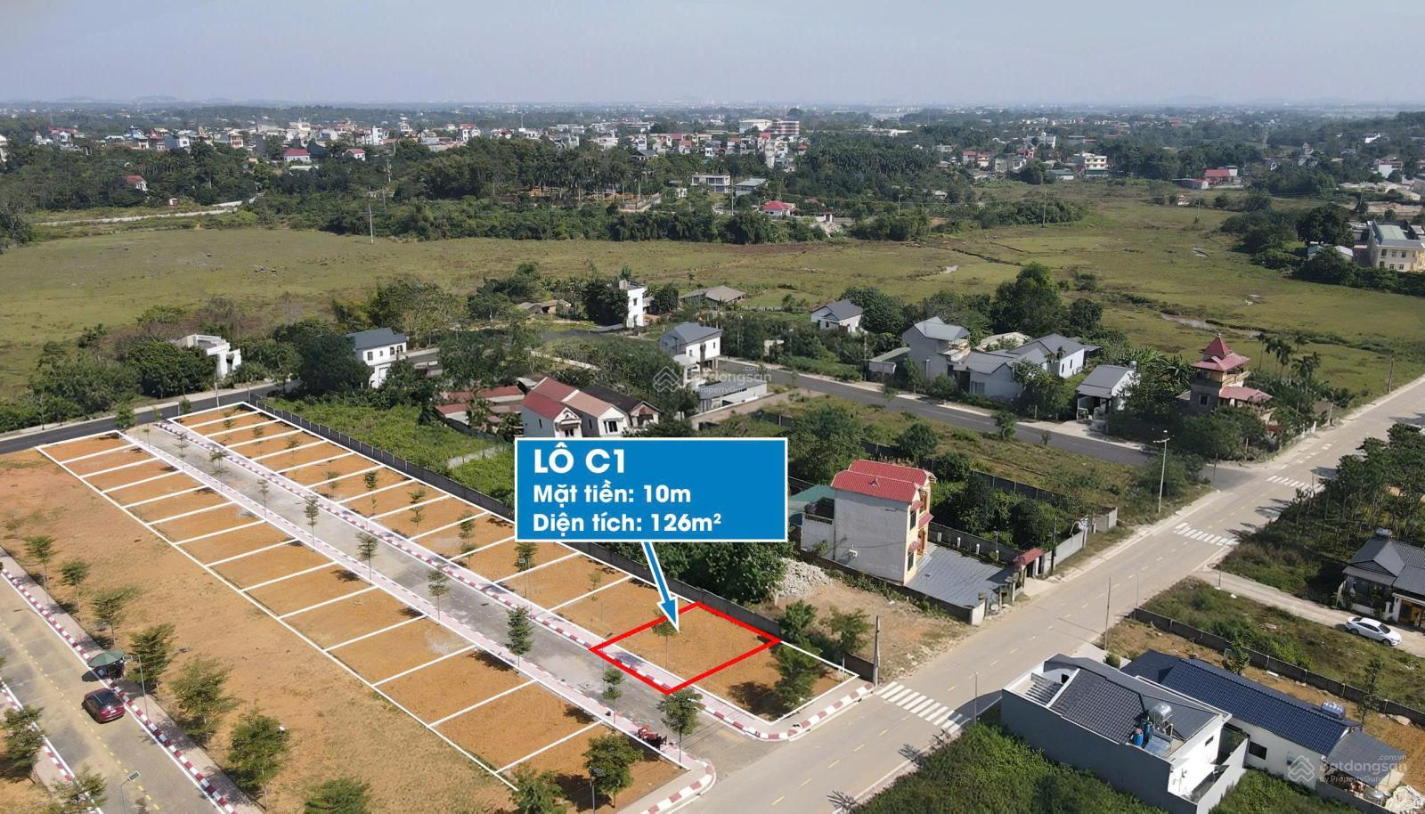 Bán đất nền gần Đại Học Quốc Gia, Thạch Thất , Đường rộng, Tiền năng tốt, Sổ đỏ , DT 105m2 - 2,9 tỷ