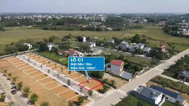 Bán đất nền gần Đại Học Quốc Gia, Thạch Thất , Đường rộng, Tiền năng tốt, Sổ đỏ , DT 105m2 - 2,9 tỷ