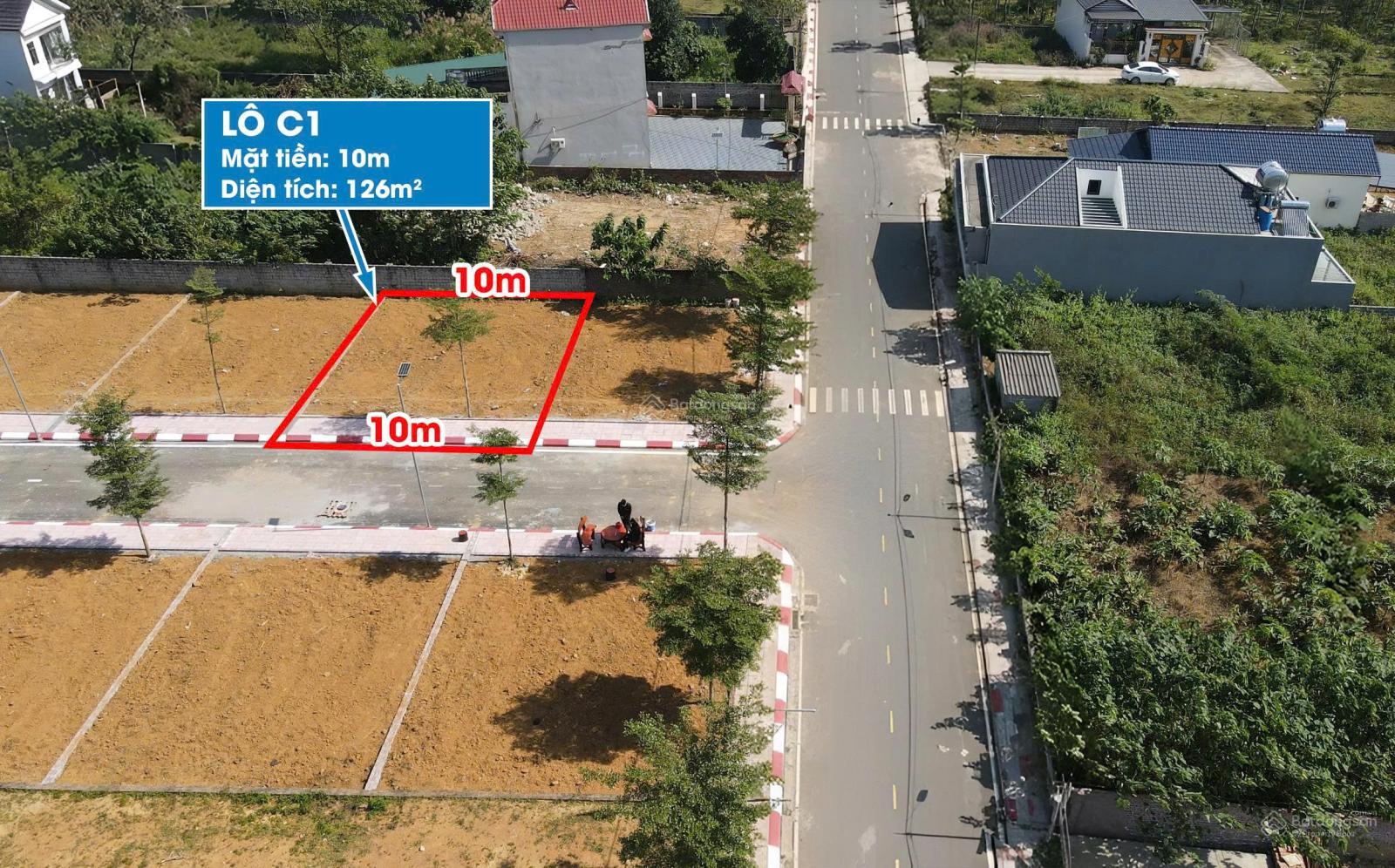 Bán đất nền gần Đại Học Quốc Gia, Thạch Thất , Đường rộng, Tiền năng tốt, Sổ đỏ , DT 105m2 - 2,9 tỷ