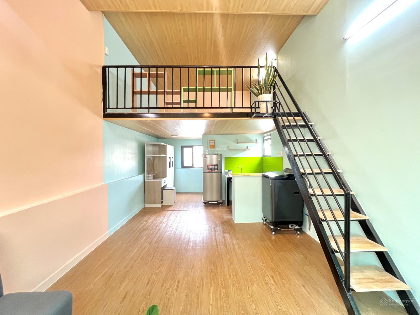 Siêu rộng! Cho thuê căn hộ duplex 50m2 thoáng decor vintage ngay cầu vượt 3/2 ĐH Kinh Tế UEH Q10