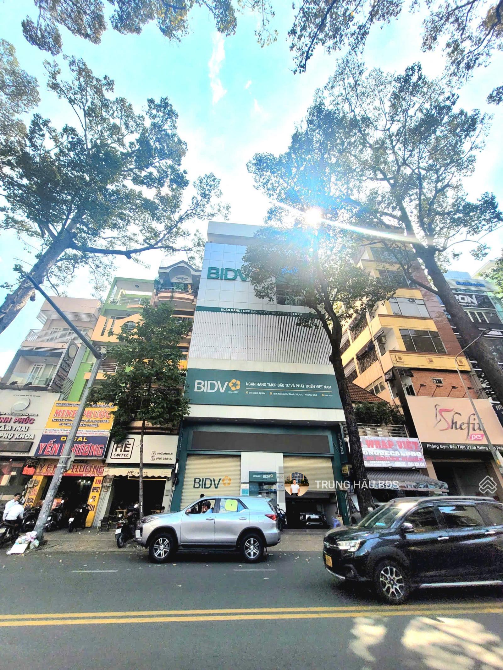 Bán toà nhà MT Nguyễn Chí Thanh Quận 5 - DT 12 x 22m - hầm - 7 tầng - HĐT 400 triệu - giá 100 tỷ