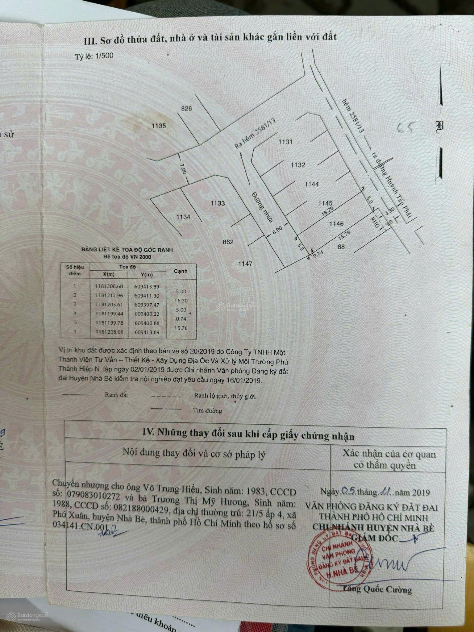 Chính chủ cần bán lô đất 2 mặt tiền đường, ngay chung cư Anh Tuấn Huỳnh Tấn Phát Chính chủ cần bán lô đất 2 mặt tiền đường, ngay chung cư Anh Tuấn Huỳnh Tấn Phát