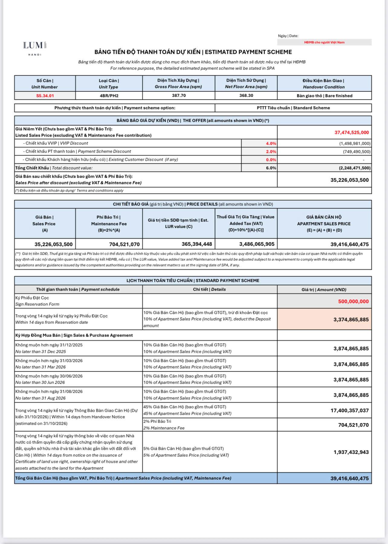 Trực tiếp CĐT mở bán căn Penthouse 352m2 đẹp nhất tại Lumi Hà Nội. 2026 bàn giao thô KH tự thiết kế Trực tiếp CĐT mở bán căn Penthouse 352m2 đẹp nhất tại Lumi Hà Nội. 2026 bàn giao thô KH tự thiết kế