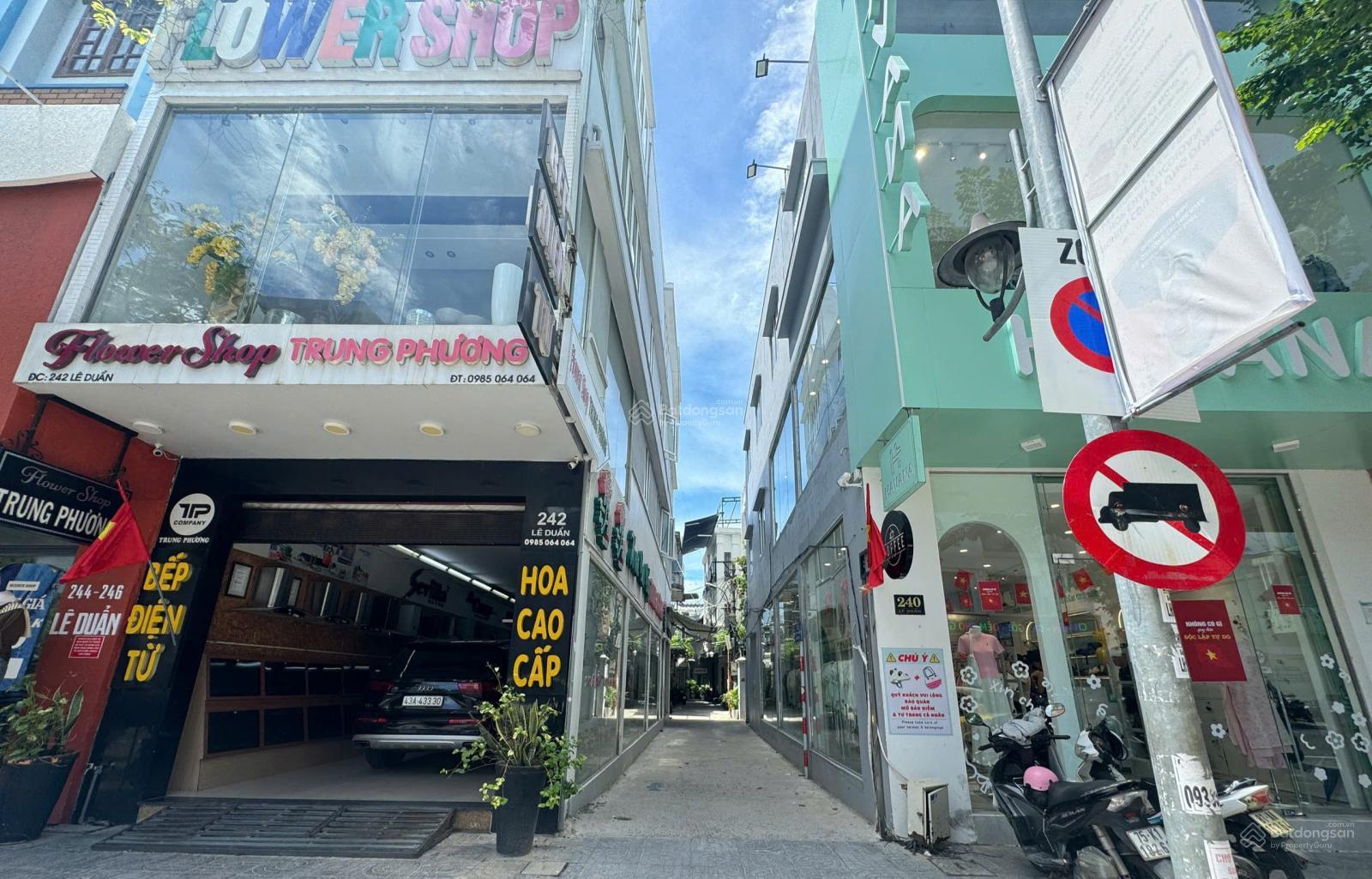 Bán đất tặng nhà 2 tầng K240 Lê Duẩn 195m² nở hậu, hướng Đông Nam, giá 11.5 tỷ