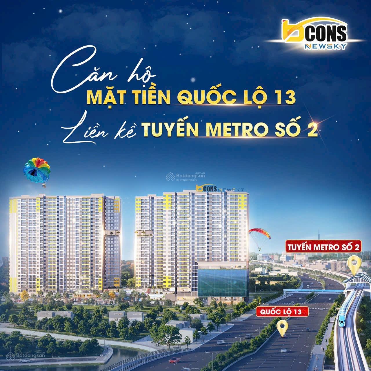 Căn hộ ngay mặt tiền Quốc Lộ 13, cách trạm thu phí Lái Thiêu chỉ 100m
