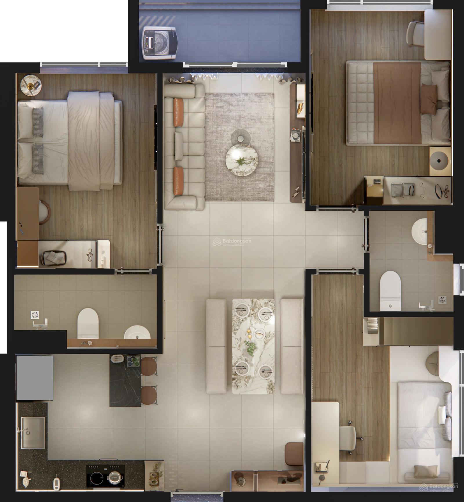 Căn hộ ngay mặt tiền Quốc Lộ 13, cách trạm thu phí Lái Thiêu chỉ 100m