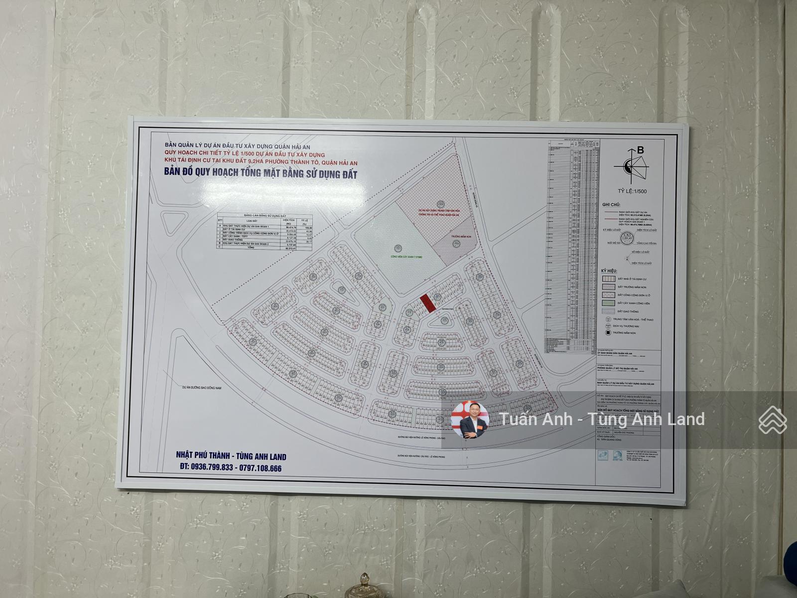 Lô góc 70,5m² TĐC 9,2ha Thành Tô, Hải An Lô góc 70,5m² TĐC 9,2ha Thành Tô, Hải An