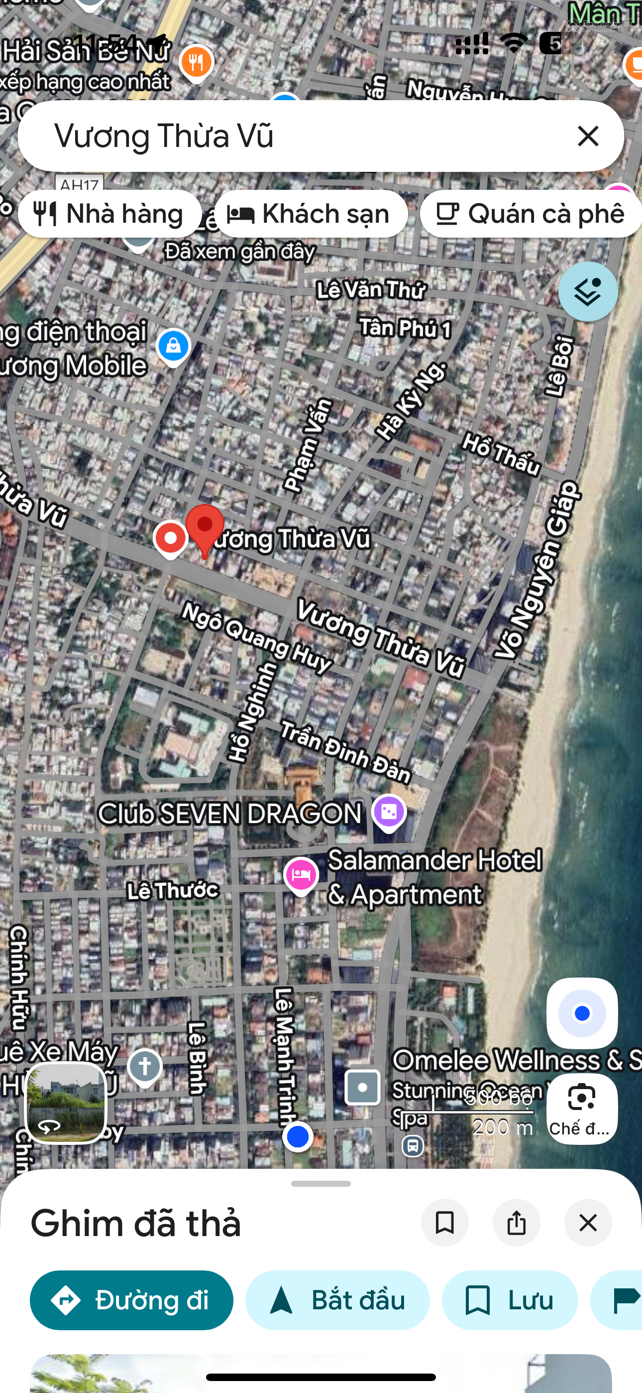 Chính chủ cho thuê 500 m2 đường Vương Thừa Vũ, Sơn Trà, Đà Nẵng