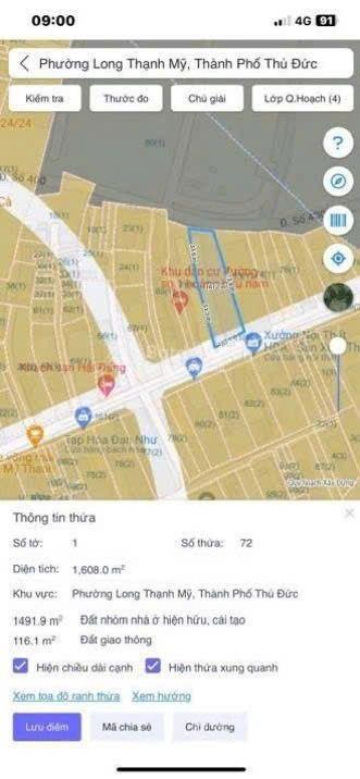 Đất trống ngang 23m mặt tiền đường Lâm Viên q9 cần bán Đất trống ngang 23m mặt tiền đường Lâm Viên q9 cần bán