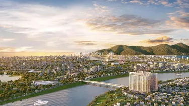 Căn ngoại giao sân vườn view sông - giá chỉ 3.153 tỷ - diện tích 62,6m2 - Sun Spana