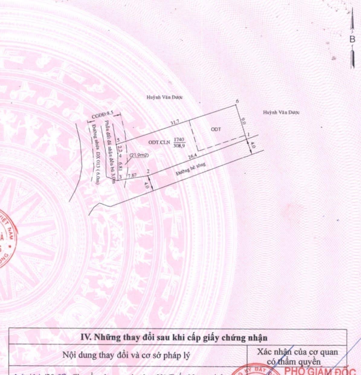 Bán gấp lô góc 2 mặt tiền ĐX 013 Phú Mỹ, Thủ Dầu Một vị trí đẹp, lô góc 2 mặt tiền đường