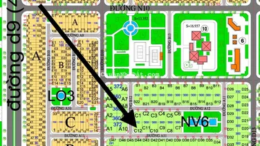 Bán đất nhà vườn HUD lô góc 2 mặt tiền 12m 312m2. Giá 15,8 tr/m2