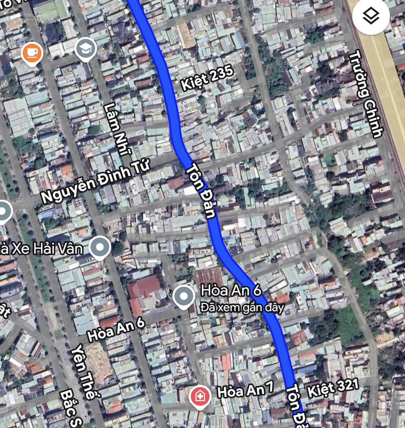 Lô góc 2 mặt tiền Tôn Đản và Hoà An 6 - Diện tích 900m2 ngang 24m (đất ở 100%). Giá 40 tỷ