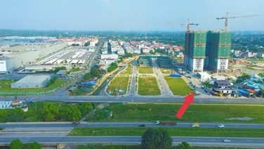 Chính chủ bán Do6.24 lô góc 125,9m2 mặt đường gom cao tốc và đường 20,5m2 chung cư giá 4,5 tỷ