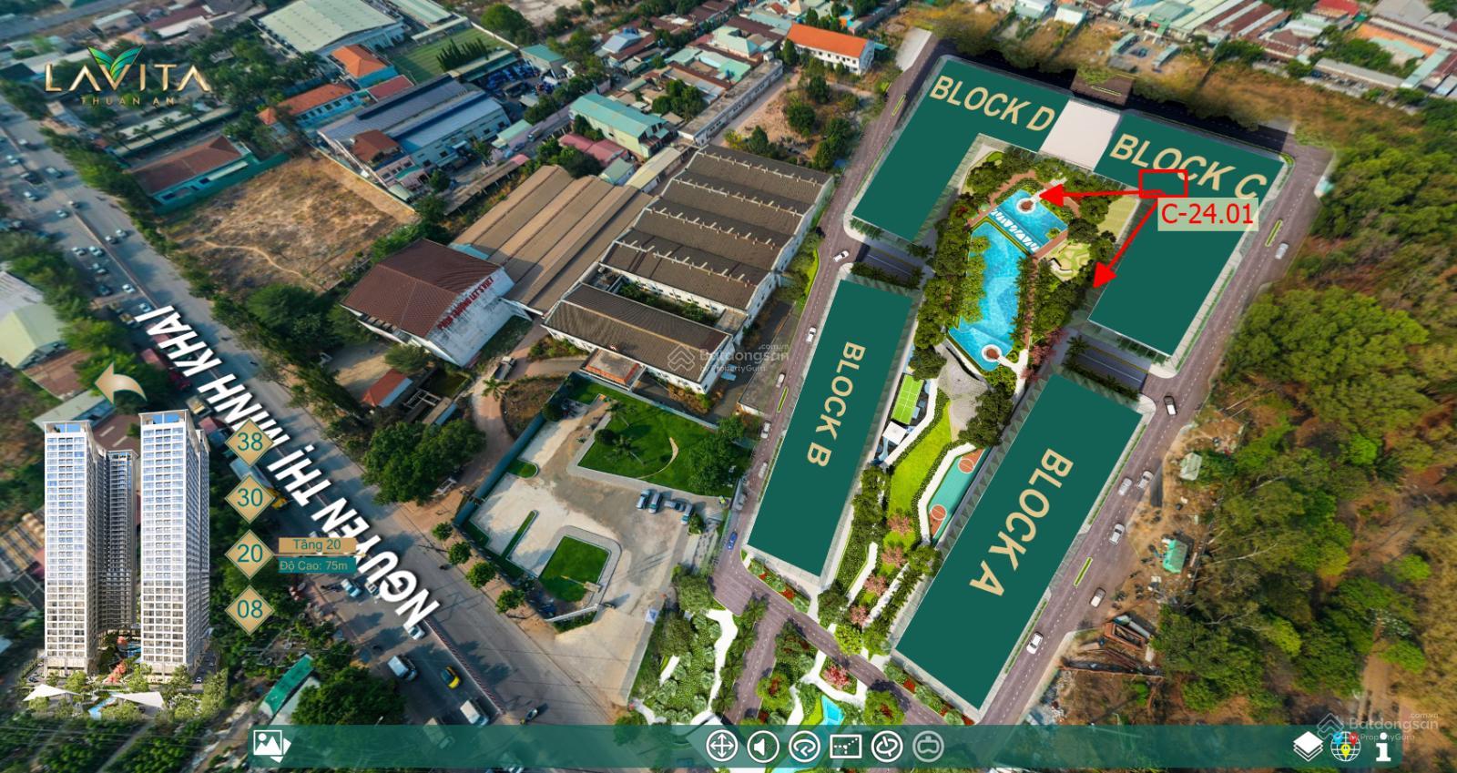 Giá hủy diệt cho căn hộ chung cư Lavita Thuận An, 41 triệu/m², 71m2, 2PN, 2WC