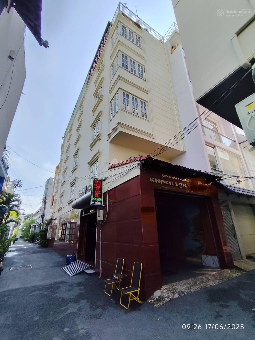 Khách sạn Quang Trung P10, 6 tầng Thang Máy-4.5x25, 17 phòng, dòng tiền 70tr/tháng, 20tỷ