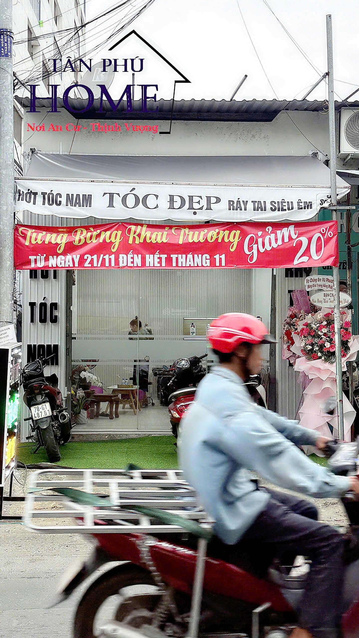 chính chủ_Nhà kinh doanh sầm uất Sơn Kỳ ngay đại học Công Thương 4 x 12m, cấp 4 Gác Lửng