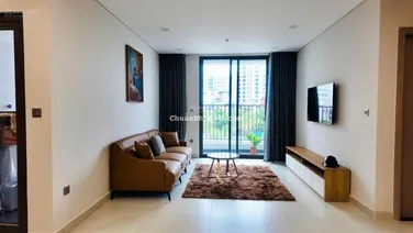 Cho thuê căn 89m2 thiết kế: 2PN + 2WC full nội thất mới chung cư Khai Sơn, Giá: 13tr