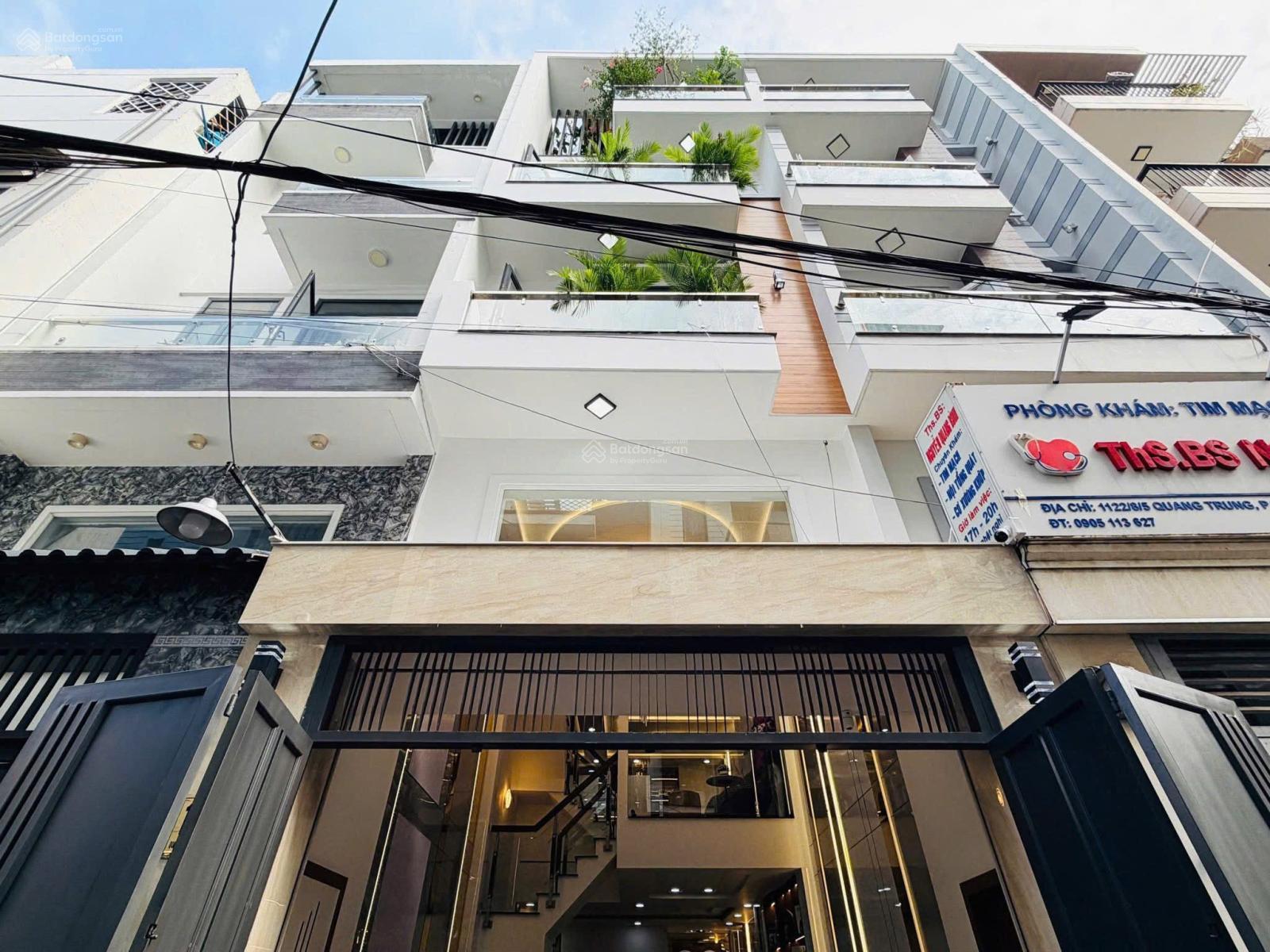 Bán nhà hẻm xe hơi tại 1122/Quang Trung, P8, Gò Vấp, HCM, giá 9,6 tỷ, trệt lửng 3 lầu