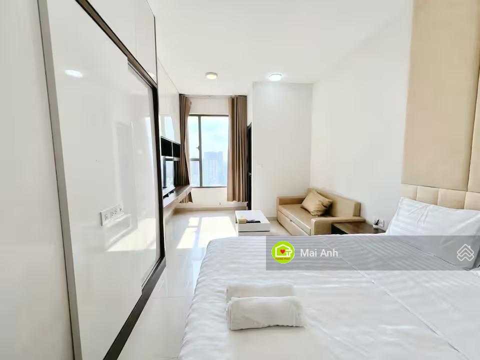 Cho thuê căn hộ officetel Rivergate 1 phòng ngủ 30m2. Đầy đủ nội thất. Giá 12,5 triệu