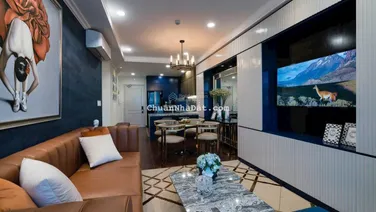 Cho thuê CC 2PN, 2WC, 80m2 nội thất cao cấp view pháo hoa & Bitexco