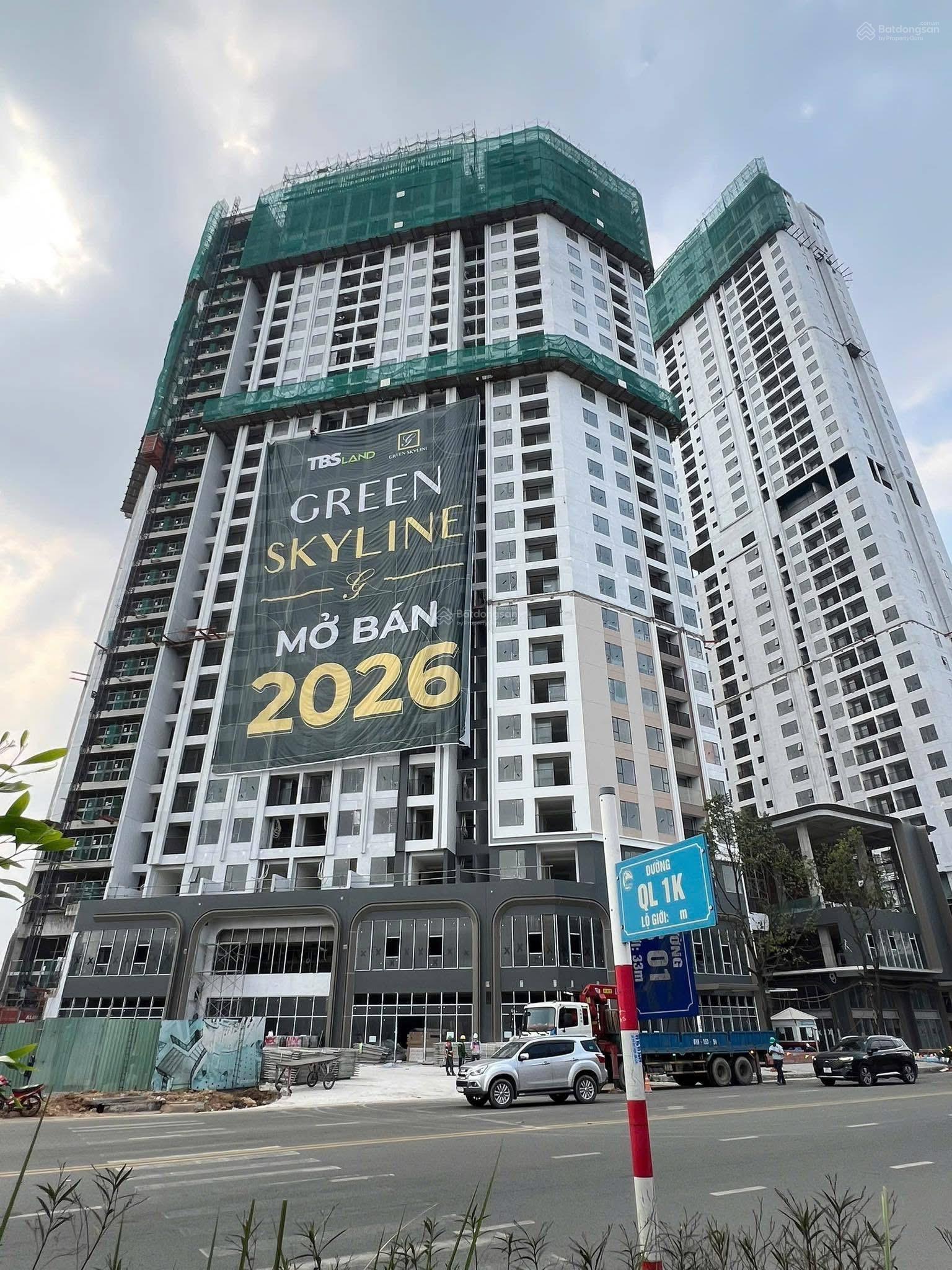 Chính thức nhận đặt chỗ dự án đã xây xong Green Skyline - TBS Land đơn giá 68triệu/m2, mở bán đợt 1