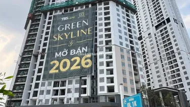 Chính thức nhận đặt chỗ dự án đã xây xong Green Skyline - TBS Land đơn giá 68triệu/m2, mở bán đợt 1