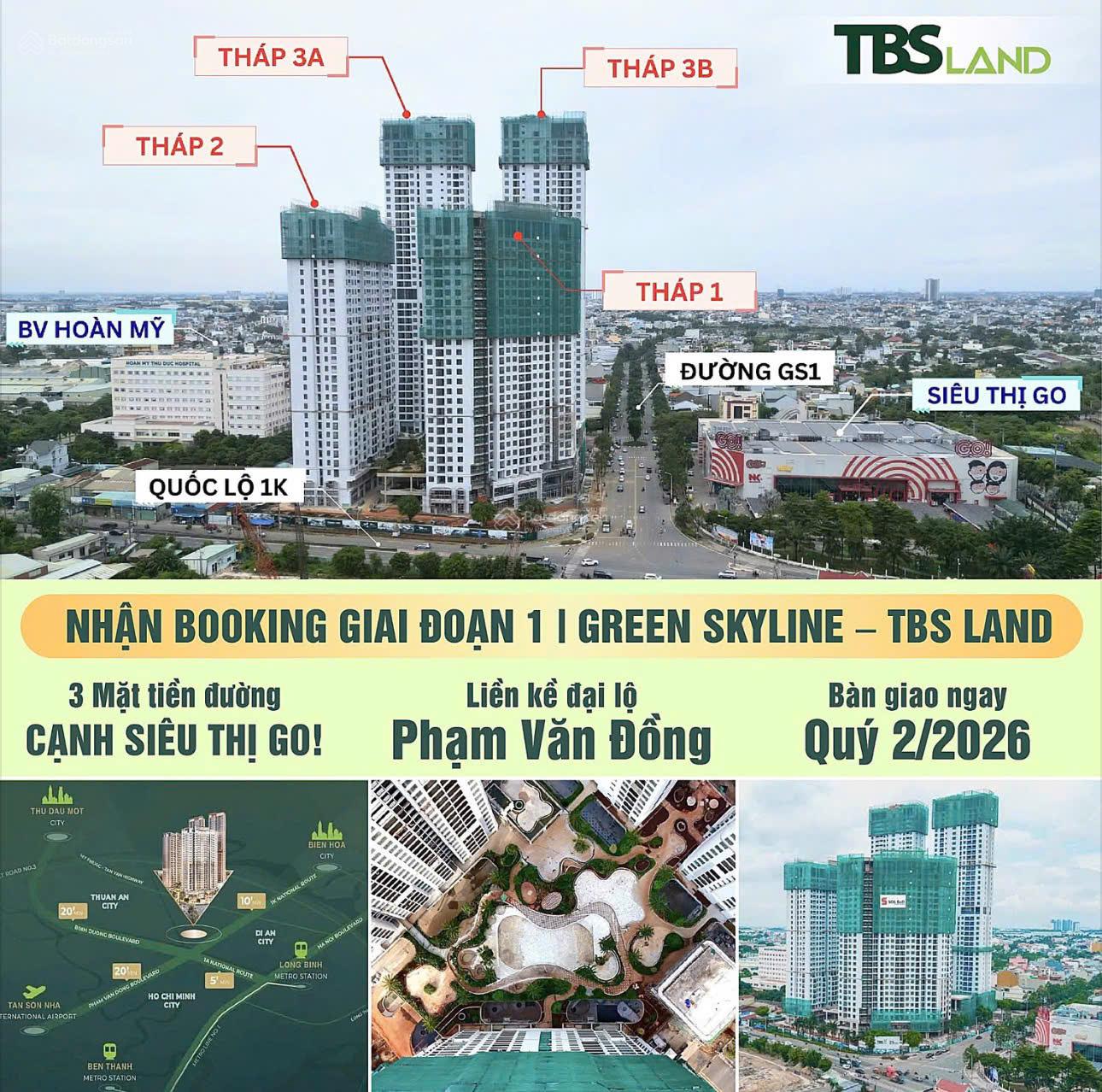 Chỉ 6x triệu/m2 tại dự án Green Skyline Bình Dương, nhận nhà Quý 2/2026.Nhận booking: 0886 277 ***