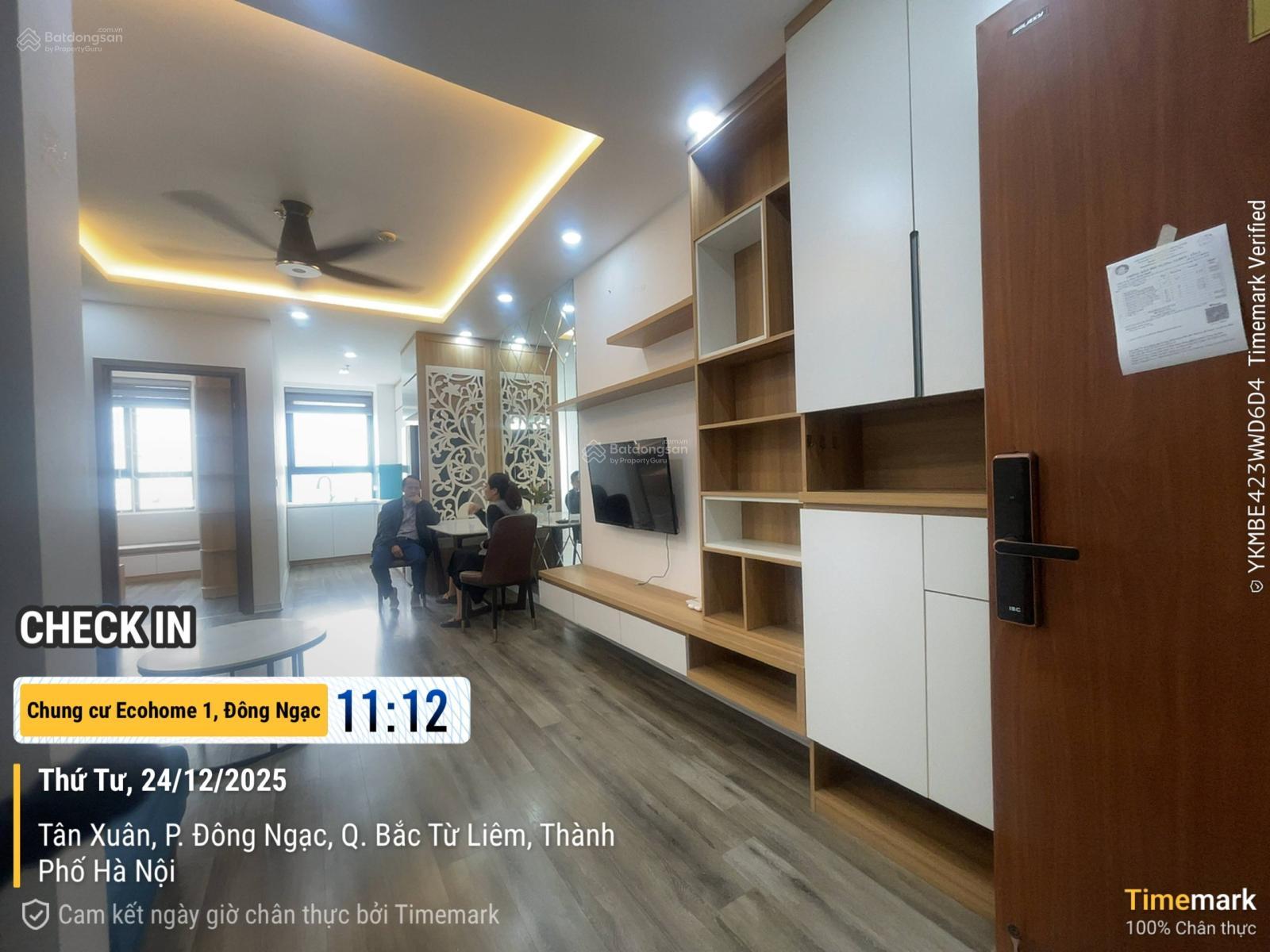 Chính chủ cần bán căn hộ đẹp 64,5m2 gồm 2 phòng ngủ 2vs tại tòa Ecohome 2 Đông Ngạc 0967 555 ***