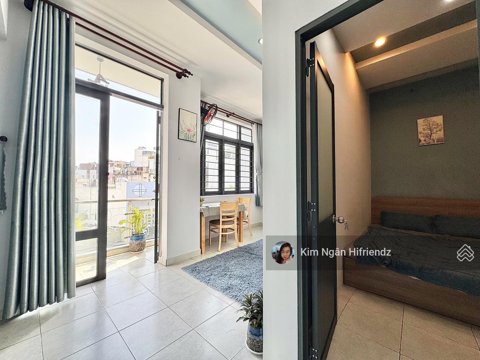 Siêu phẩm 1 phòng ngủ + 1 phòng khách có ban công siêu rộng ngay Điện Biên Phủ - được nuôi pet