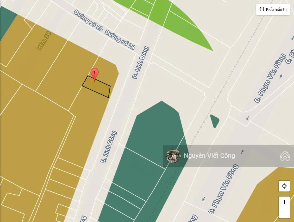 Bán đất mặt tiền kinh doanh đường Linh Đông - 10x28m - giá tốt đầu tư