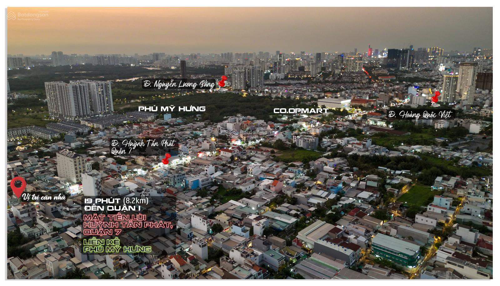 Nhà 5,4x36m (207m2), mặt tiền lùi Huỳnh Tấn Phát Quận 7 chỉ 12,95 tỷ (63 triệu/m2) Nhà 5,4x36m (207m2), mặt tiền lùi Huỳnh Tấn Phát Quận 7 chỉ 12,95 tỷ (63 triệu/m2)