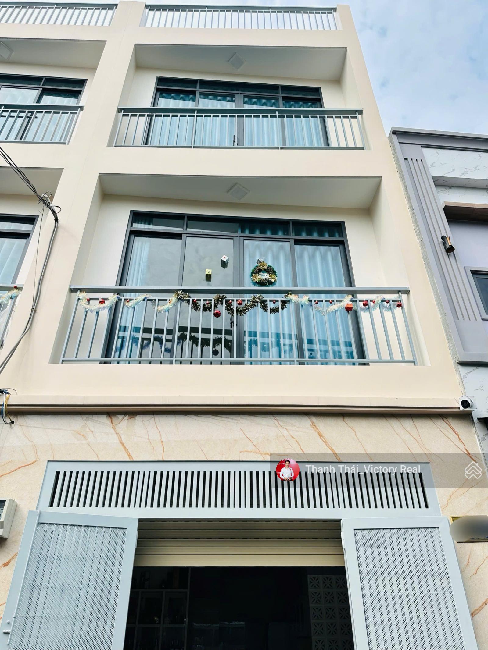 Bán nhà HXH 7m Âu Cơ, P9, TB - Kết cấu: 1 trệt, 2 lầu, sân thượng (tặng full nội thất) - 8.6 tỷ TL