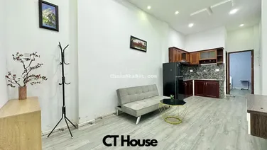 Cho thuê căn hộ 1PN 40m2 tách bếp, full NT, có hút mùi. Ngay Điện Biên Phủ gần ga metro Văn Thánh