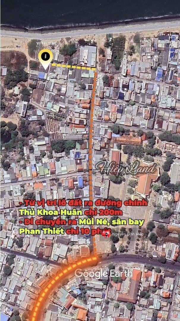 Bán 81m2 thổ cư mặt tiền đường ven biển Dã Tượng, Thanh Hải kế Ocean Dunes