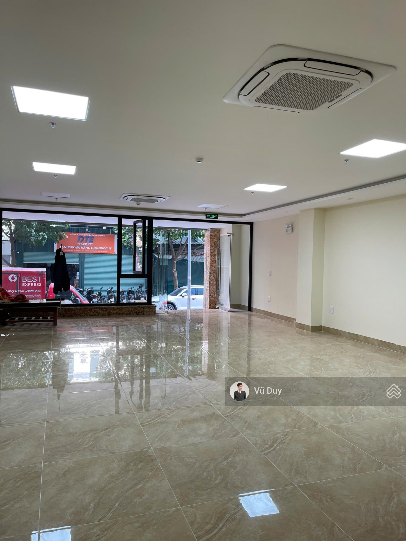 Cho thuê nhà làm văn phòng tại Đức Diễn, Bắc Từ Liêm DT 144m2 x 6 tầng có hầm giá chỉ 80 triệu/th