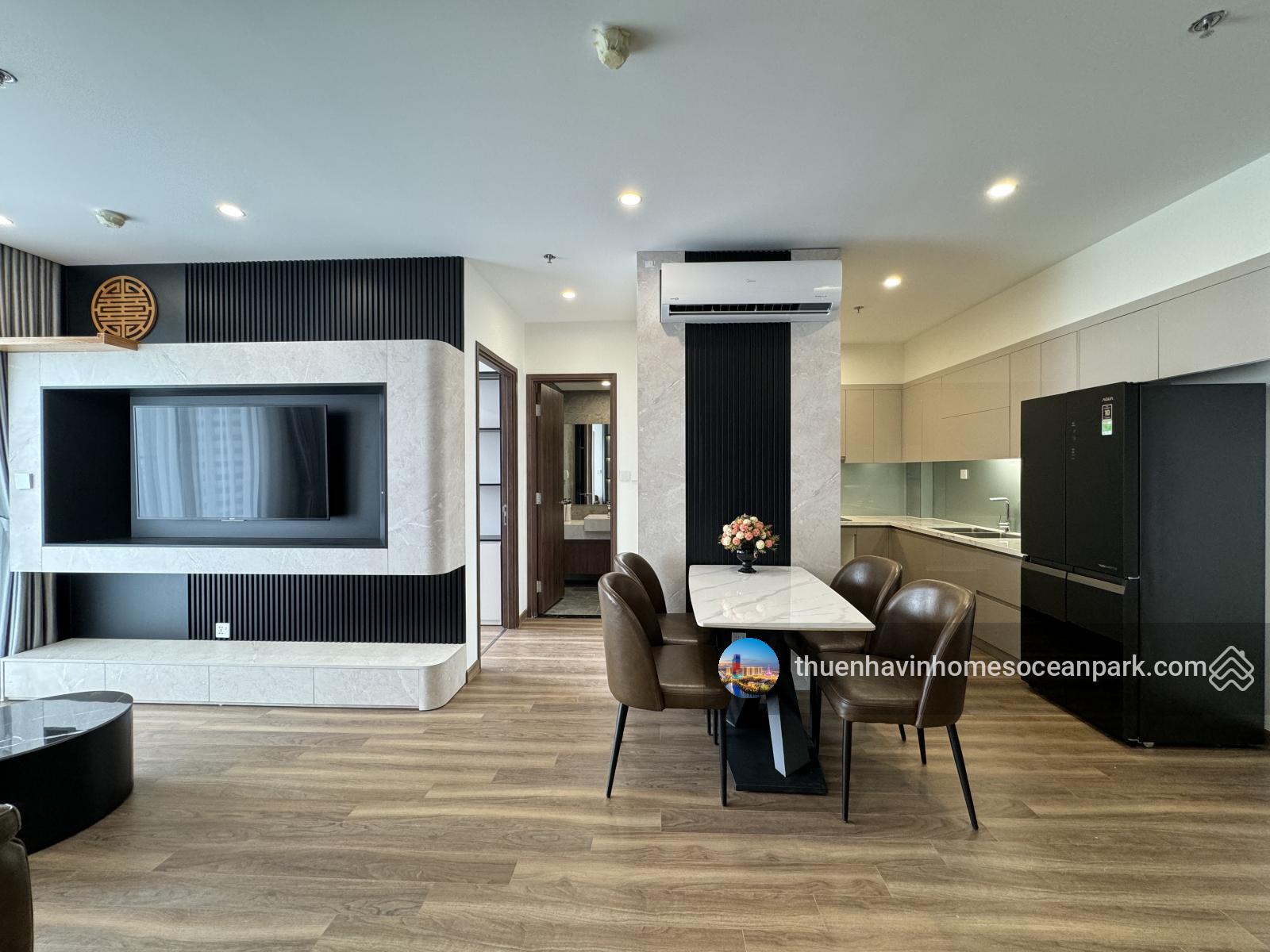 Cho thuê 2PN2WC phân khu mới Zurich, full nội thất đẹp, giá chỉ 11tr/tháng